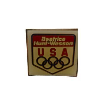 1988 Beatrice Hunt-Wesson Seoul Calgary Olympic Pin USA Rings LOT Of 11